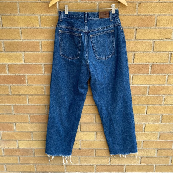 VINTAGE LL BEAN Double L Natural Fit Blue Jeans 26 - Picture 2 of 7